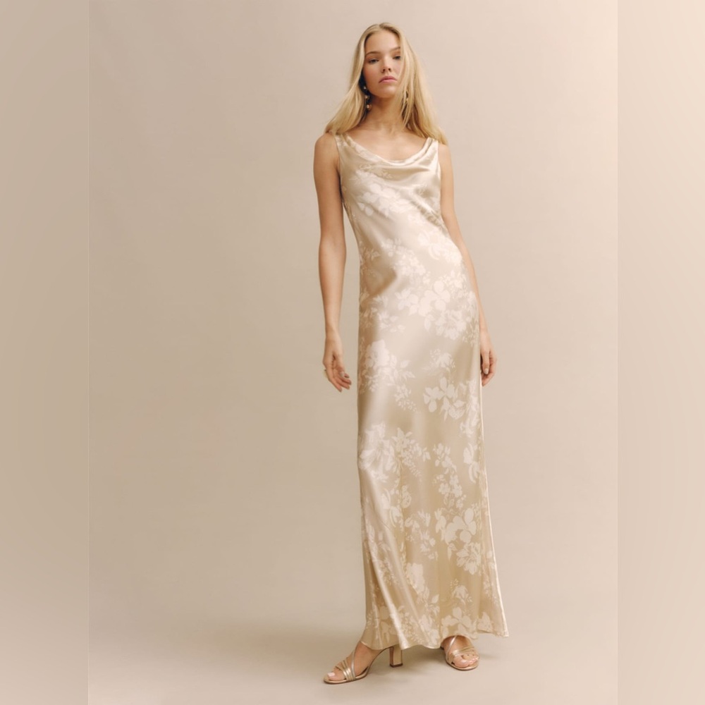 Annabelle Silk Dress Reformation size 4